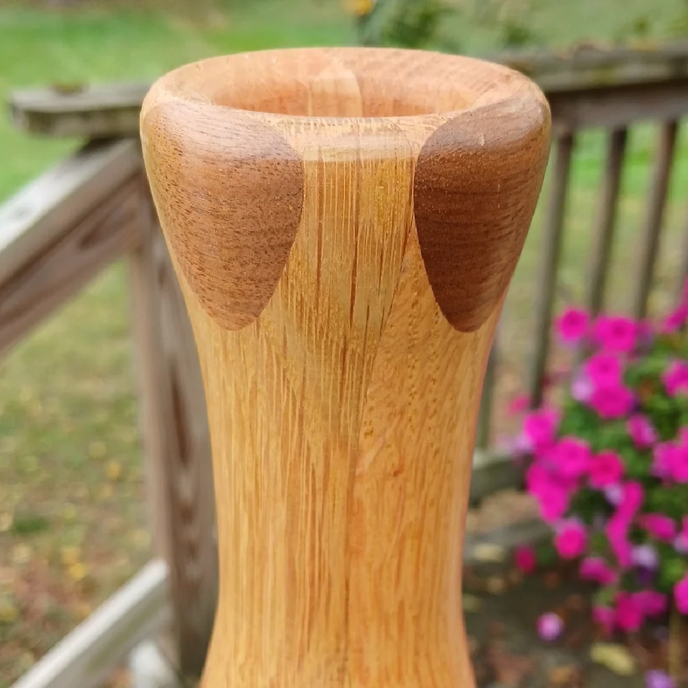 Wood Inlay Vase 10